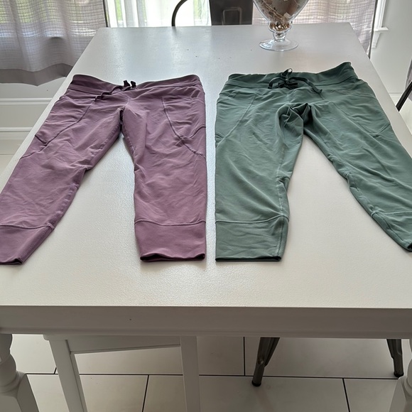Avia Women's Mauve and Sage Leggings - Picture 1 of 5